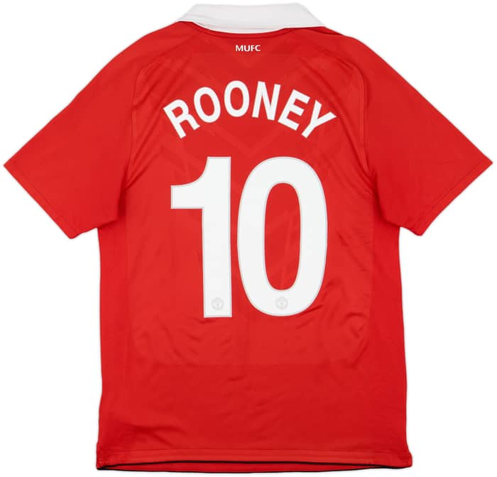 2010-11 Manchester United Home Shirt Rooney #10 - 5/10 - (M)