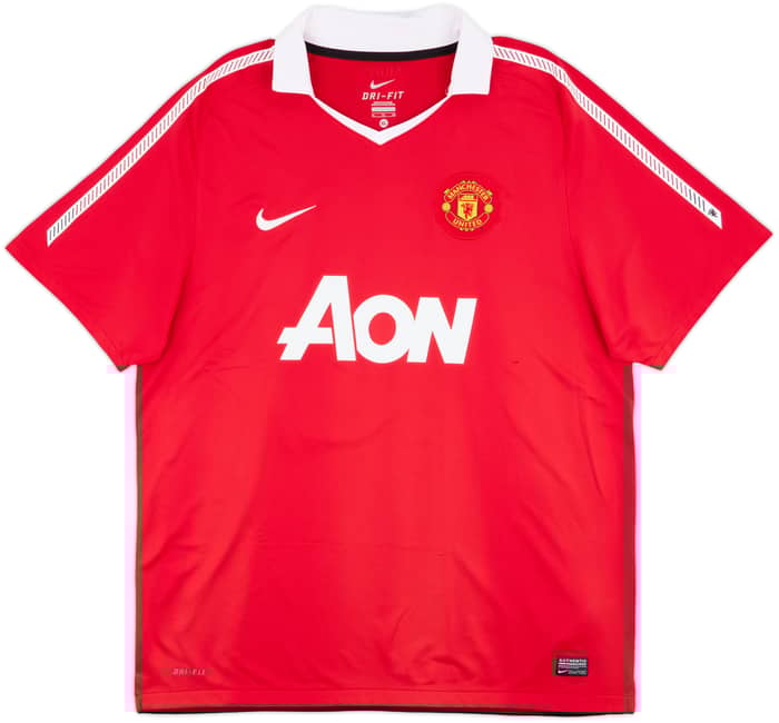 2010-11 Manchester United Home Shirt Rooney #10 - 5/10 - (XL)