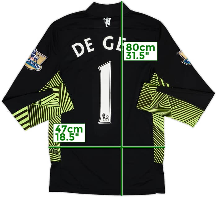 2011-12 Manchester United GK Shirt De Gea #1 - 7/10 - (M)