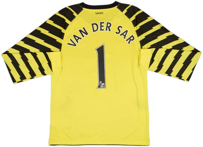 2010-11 Manchester United Yellow GK Shirt Van Der Sar #1 - 7/10 - (XL)