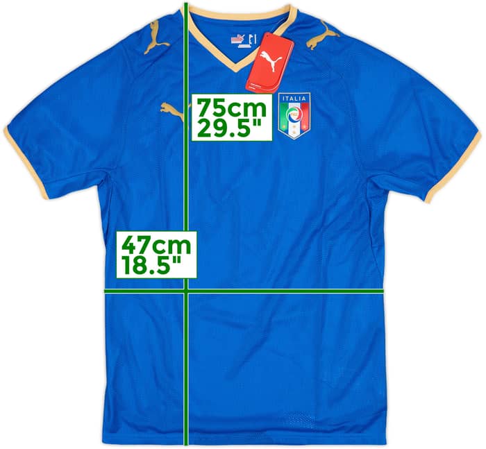2007-08 Italy Home Shirt (S)