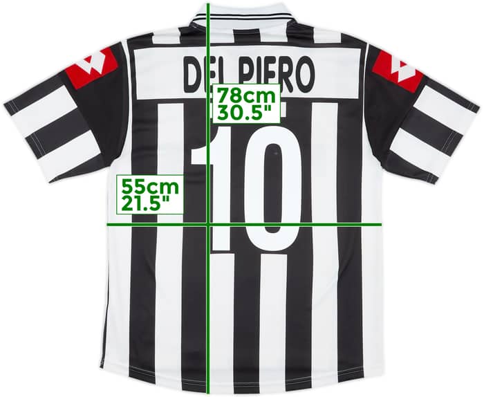 2001-02 Juventus Home Shirt Del Piero #10 - 5/10 - (L)