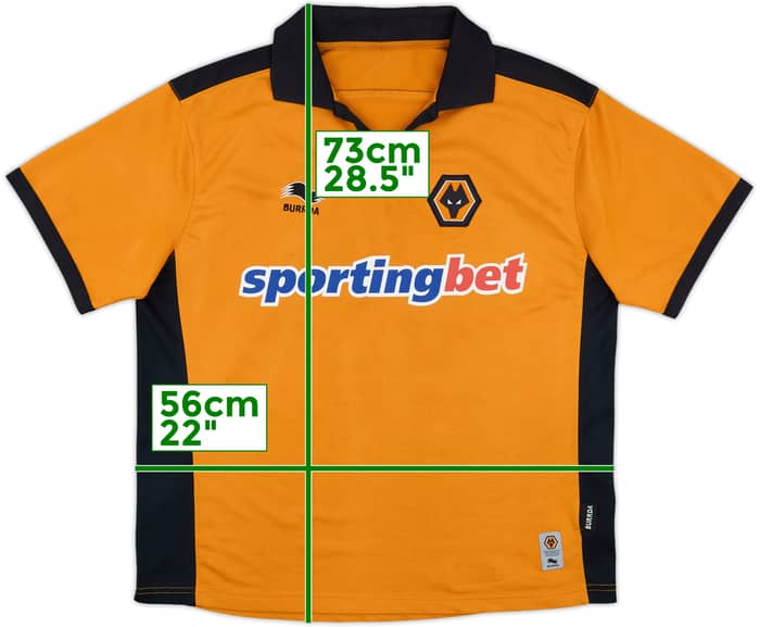 2010-11 Wolves Home Shirt - 6/10 - (L)