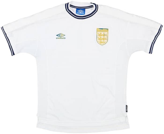 1999-01 England Home Shirt - 4/10 - (L)