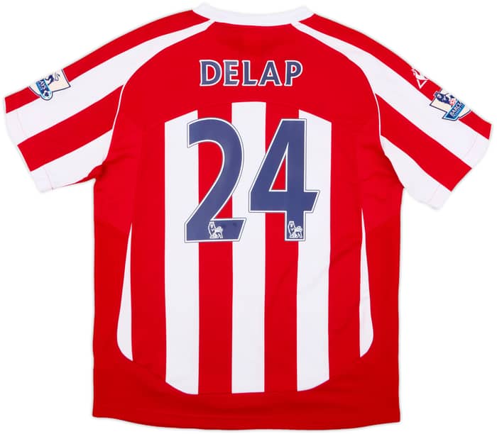 2009-10 Stoke City Home Shirt Delap #24 - 6/10 - (L)