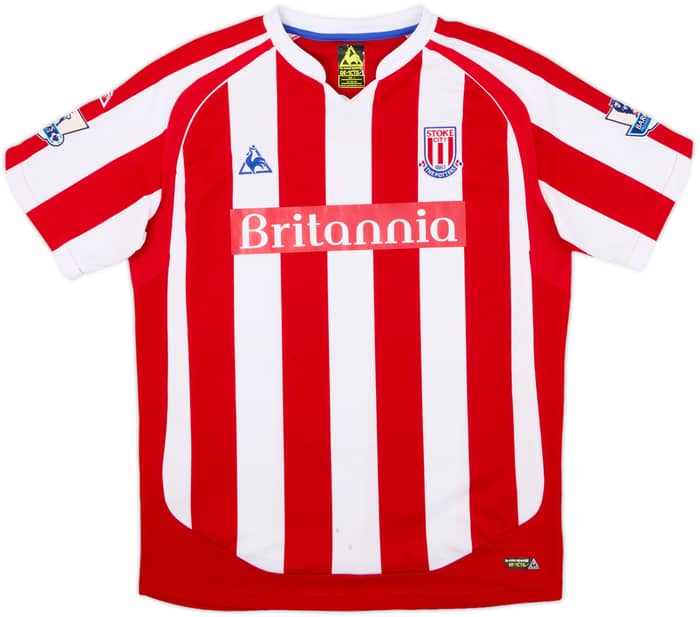 2009-10 Stoke City Home Shirt Delap #24 - 6/10 - (L)