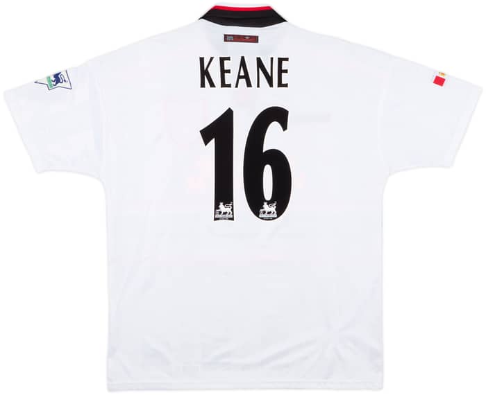 1997-99 Manchester United Away Shirt Keane #16 - 9/10 - (XL)