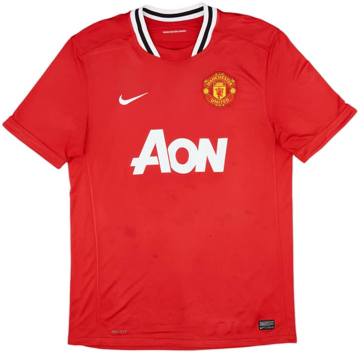 2011-12 Manchester United Home Shirt Berbatov #9 - 7/10 - (L)