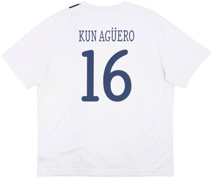 2013-14 Manchester City Third Shirt Kun Aguero #16 - 7/10 - (XXL)