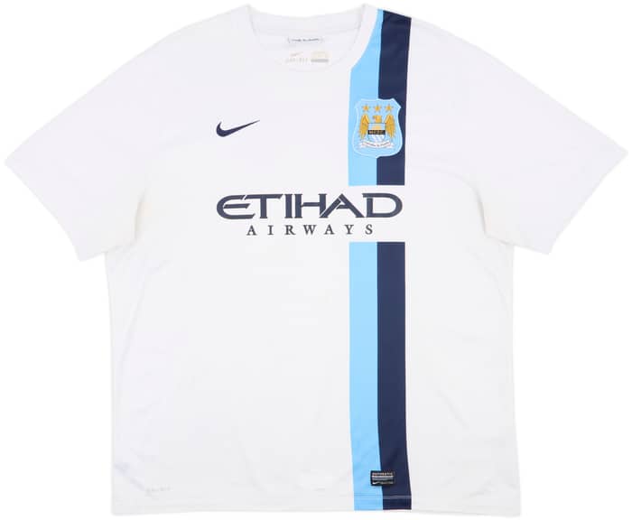 2013-14 Manchester City Third Shirt Kun Aguero #16 - 7/10 - (XXL)
