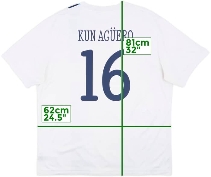2013-14 Manchester City Third Shirt Kun Aguero #16 - 7/10 - (XXL)
