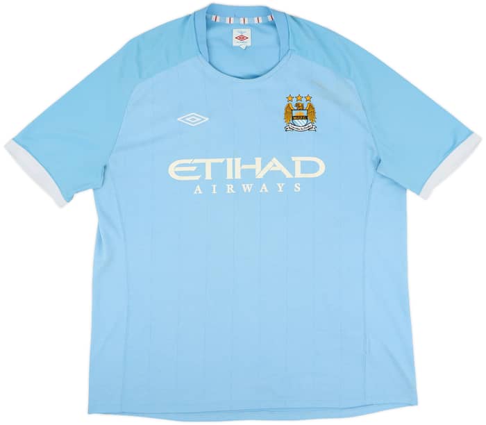 2010-11 Manchester City Home Shirt Silva #21 - 6/10 - (XXL)