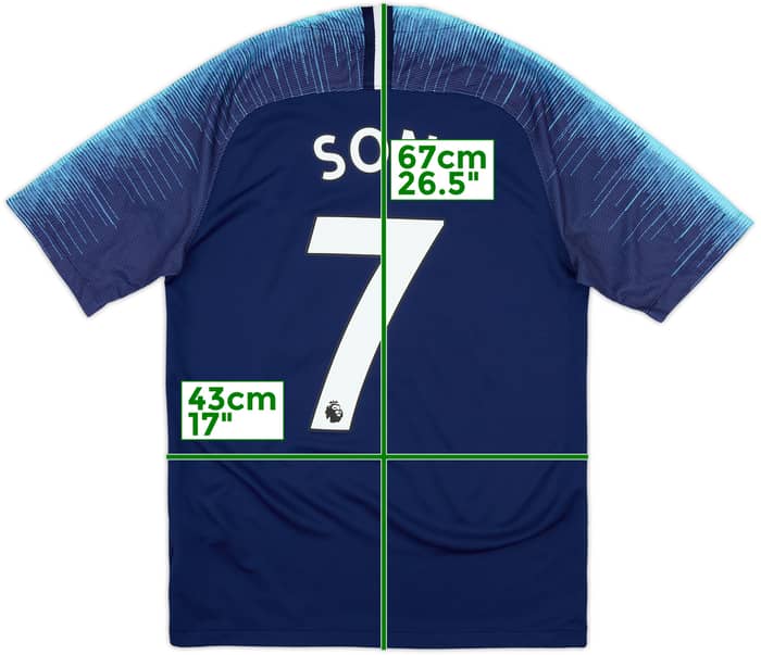 2018-19 Tottenham Away Shirt Son #7 - 10/10 - (S)