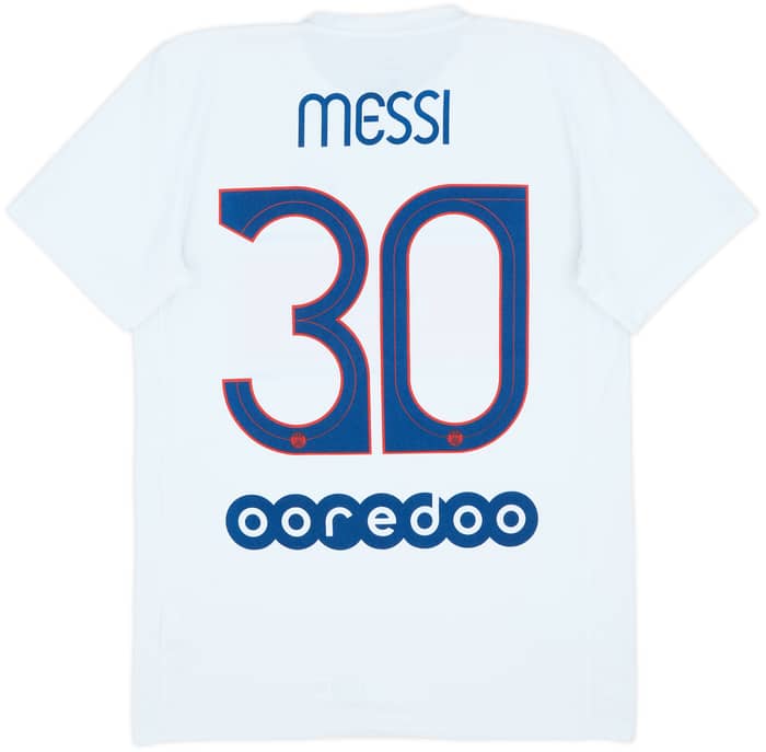 2021-22 Paris Saint-Germain Nike Messi #30 Tee - 8/10 - (S)