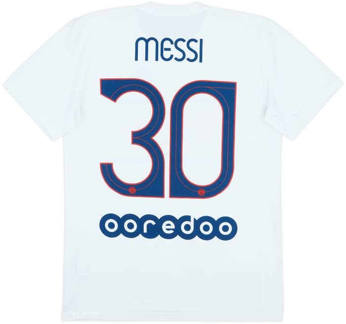 2021-22 Paris Saint-Germain Nike Messi #30 Tee - 7/10 - (S)