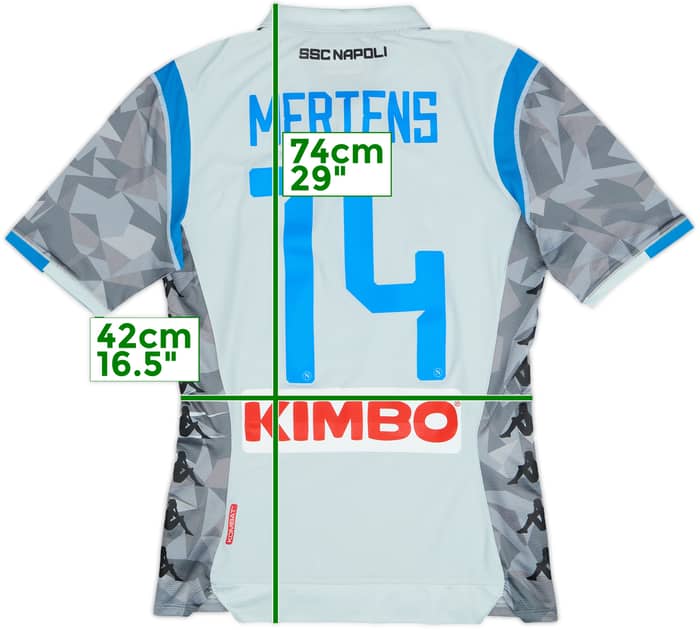 2018-19 Napoli Authentic Third Shirt Mertens #14 - 5/10 - (M)
