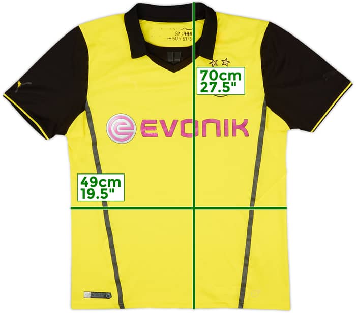 2013-14 Dortmund CL Home Shirt - 4/10 - (M)
