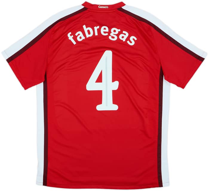2008-10 Arsenal Home Shirt Fabregas #4 - 6/10 - (L)