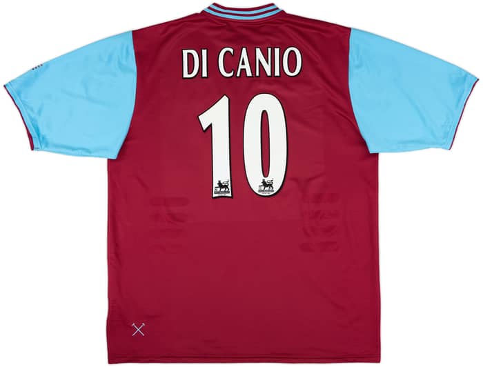 2001-03 West Ham Home Shirt Di Canio #10 - 5/10 - (XXL)