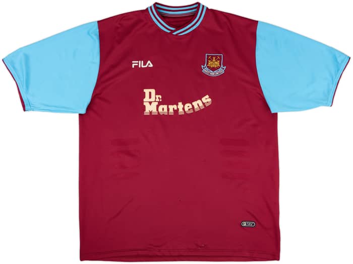 2001-03 West Ham Home Shirt Di Canio #10 - 5/10 - (XXL)