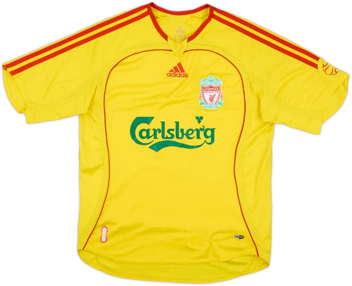 2006-07 Liverpool Away Shirt #8 - 6/10 - (L.Boys)