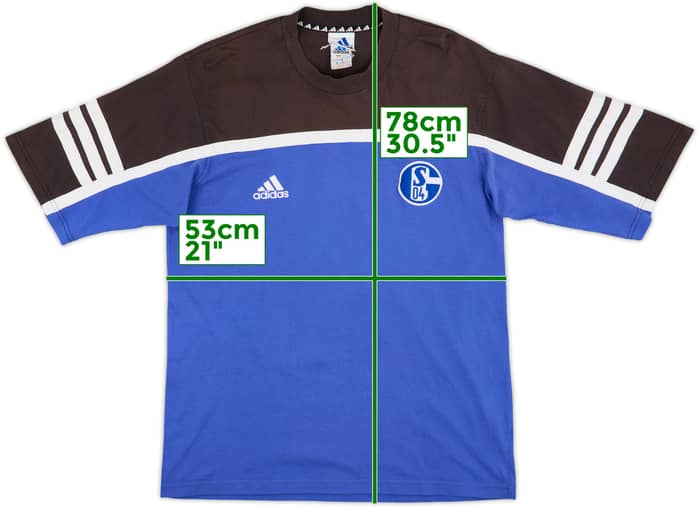 1998-00 Schalke adidas Training Shirt - 7/10 - (L/XL)