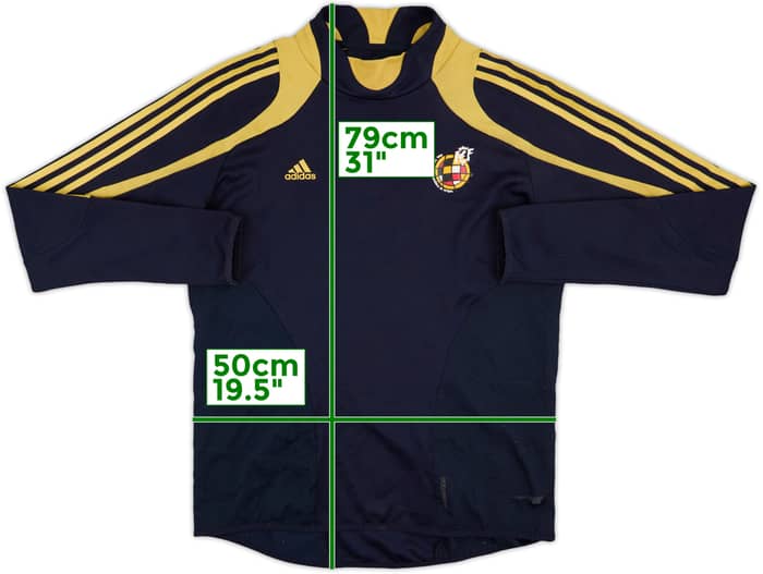 2008-09 Spain adidas Player Issue Drill Top - 5/10 - (S)
