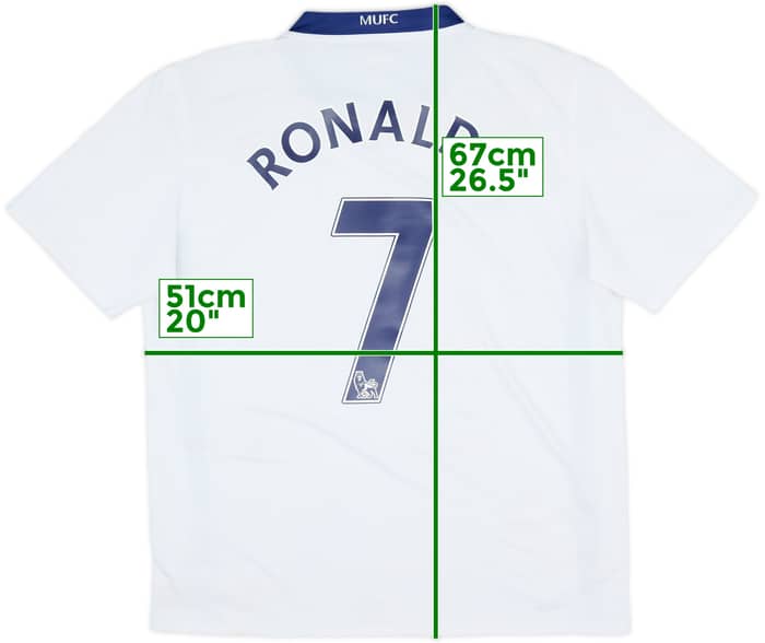 2008-10 Manchester United Away Shirt Ronaldo #7 - 4/10 - (M)