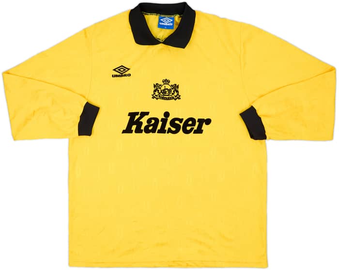 1990s Umbro Template L/S Shirt #14 - 8/10 - (XL)