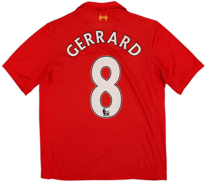 2012-13 Liverpool Home Shirt Gerrard #8 - 5/10 - (M)