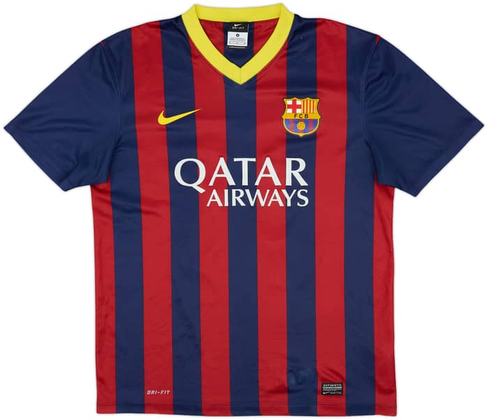 2013-14 Barcelona Basic Home Shirt Neymar Jr #11 - 5/10 - (M)