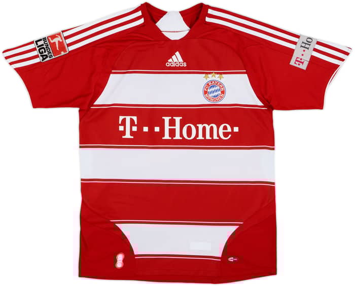 2007-08 Bayern Munich Home Shirt Toni #9 - 6/10 - (XL.Boys)