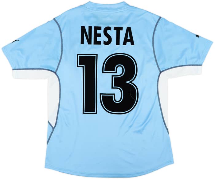 2001-02 Lazio Home Shirt Nesta #13 - 8/10 - (M)