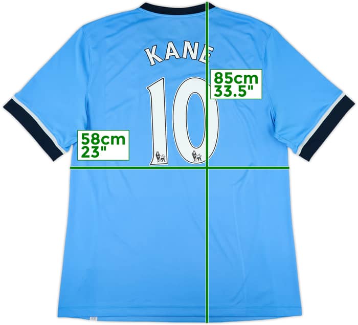2015-16 Tottenham Away Shirt Kane #10 - 8/10 - (XL)