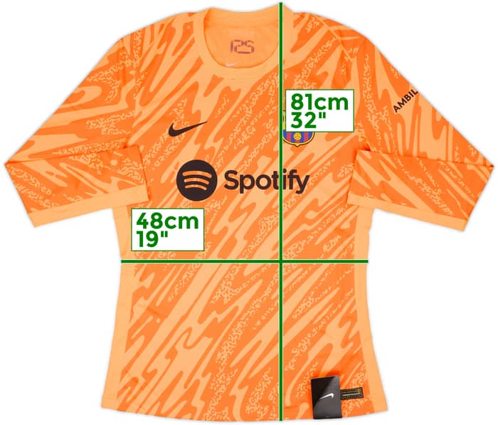2024-25 Barcelona Authentic GK Shirt (L)