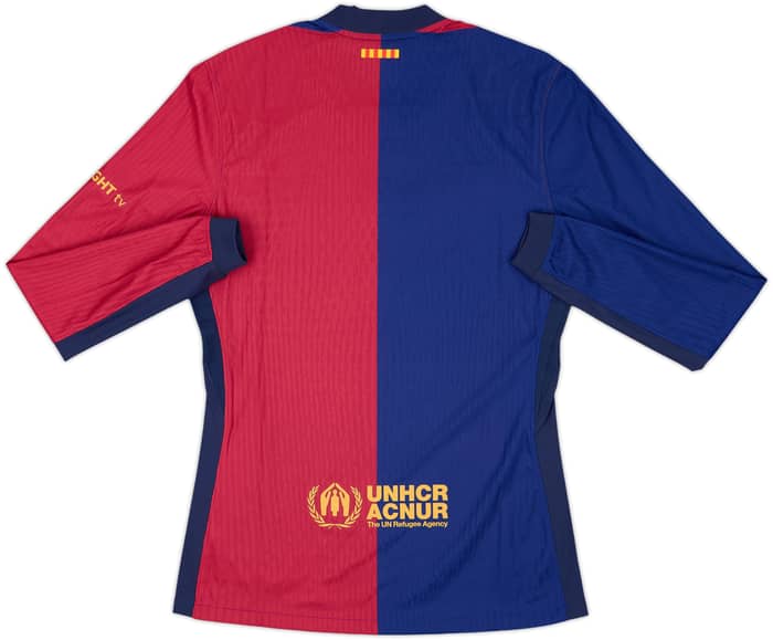 2024-25 Barcelona Authentic Home L/S Shirt (M)