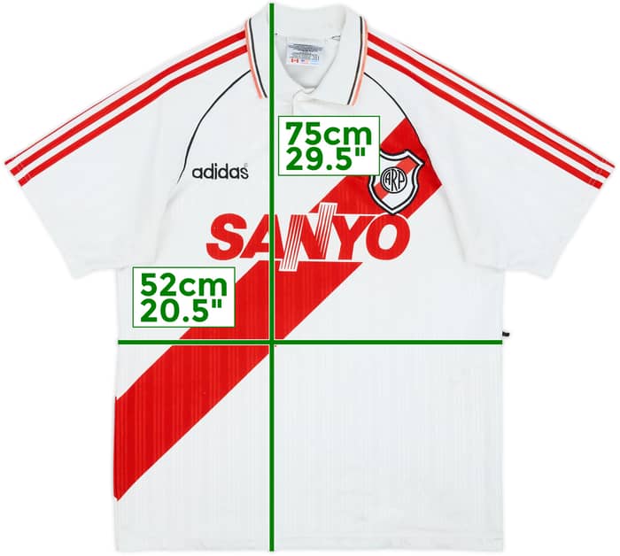 1994-95 River Plate Home Shirt #7 - 5/10 - (L)