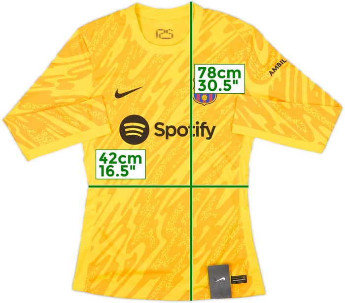 2024-25 Barcelona Authentic GK Shirt (M)