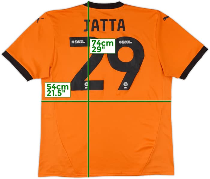 2024-25 Notts County Away Shirt Jatta #29 - 8/10 - (L)