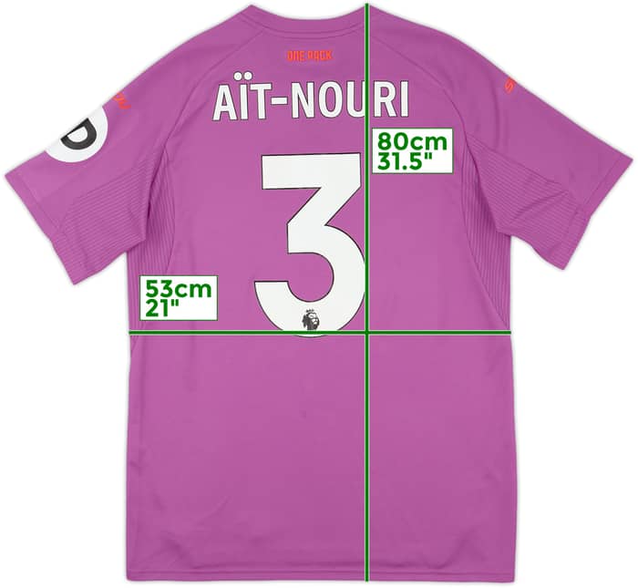 2024-25 Wolves Third Shirt Ait-Nouri #3 - 10/10 - (L)