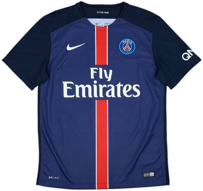 2015-16 Paris Saint-Germain Home Shirt Cavani #9 - 9/10 - (M)