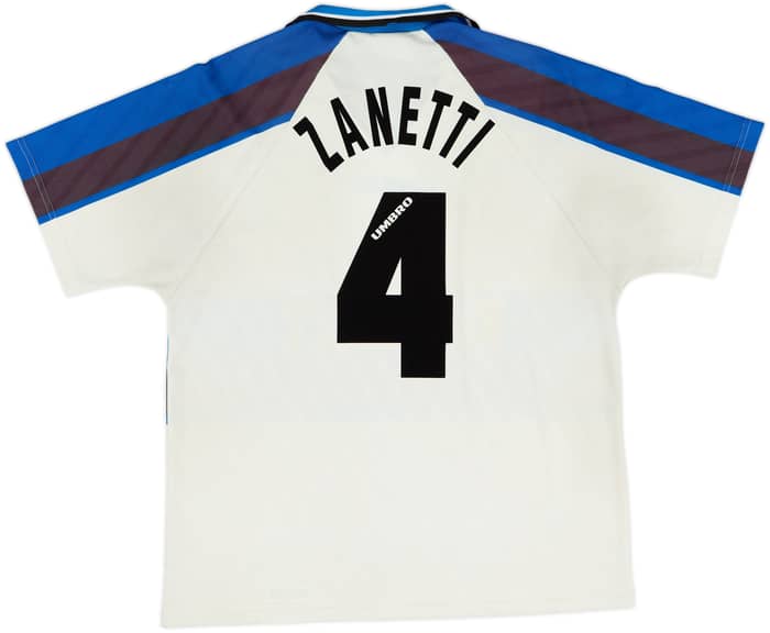1996-97 Inter Milan Away Shirt Zanetti #4 - 4/10 - (XL)