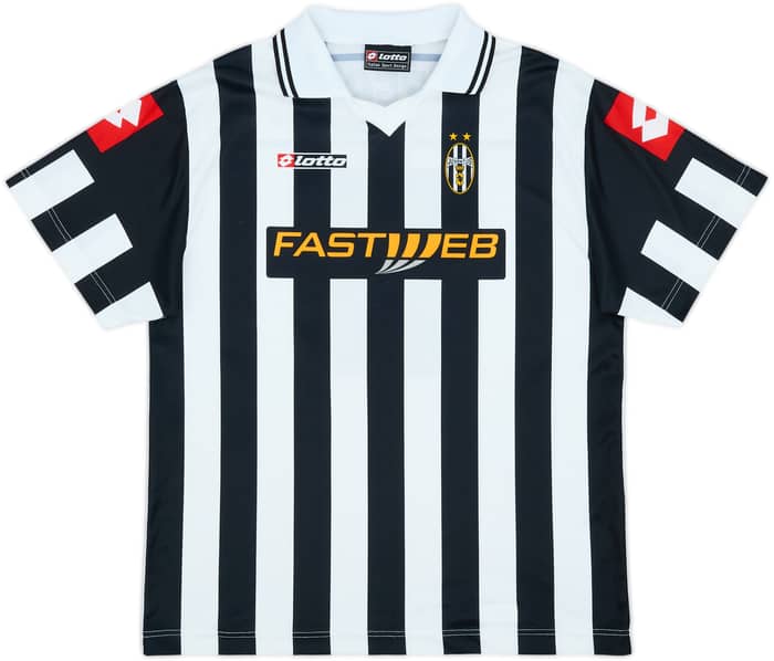 2001-02 Juventus Basic Home Shirt Trezeguet #17 - 8/10 - (XXS.Boys)