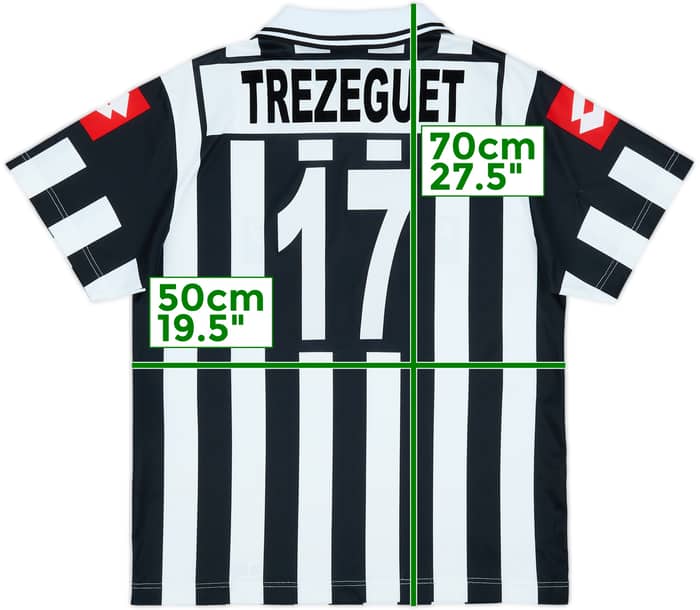 2001-02 Juventus Basic Home Shirt Trezeguet #17 - 8/10 - (XXS.Boys)