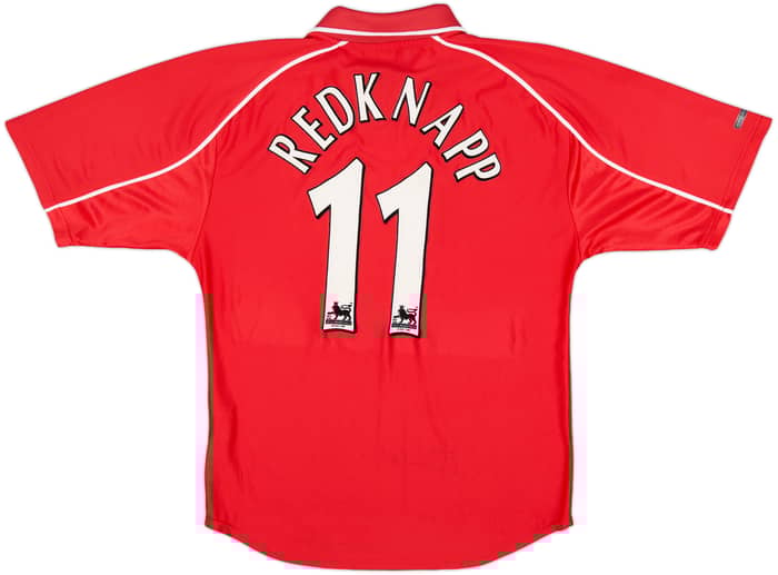 2000-02 Liverpool Home Shirt Redknapp #11 - 6/10 - (M)