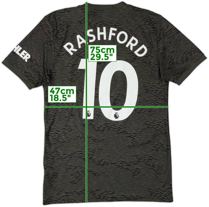 2020-21 Manchester United Away Shirt Rashford #10 - 8/10 - (S)