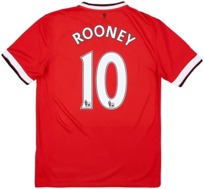 2014-15 Manchester United Home Shirt Rooney #10 - 6/10 - (M)