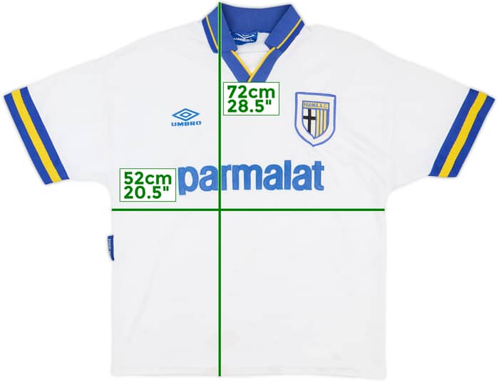 1993-95 Parma Home Shirt - 8/10 - (M)