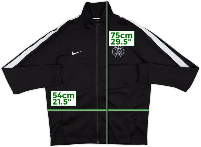 2017-18 Paris Saint-Germain Nike Track Jacket - 7/10 - (L)