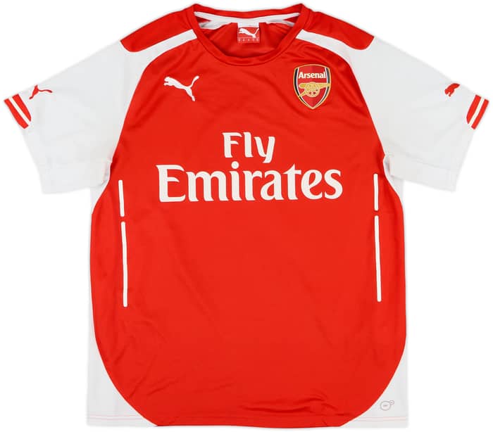 2014-15 Arsenal Home Shirt Arteta #8 - 8/10 - (M)